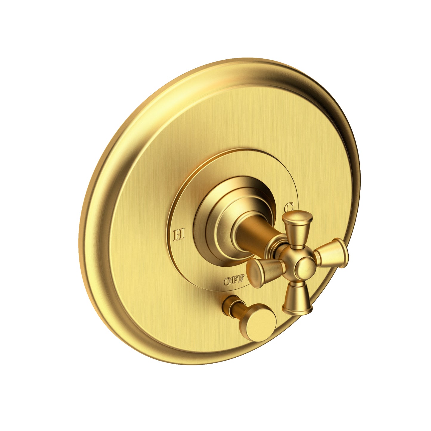 Newport Brass 5-2402BP Aylesbury Balanced Pressure Tub & Shower Diverter Plate With Handle