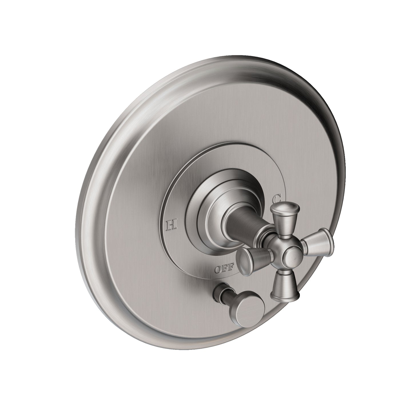 Newport Brass 5-2402BP Aylesbury Balanced Pressure Tub & Shower Diverter Plate With Handle