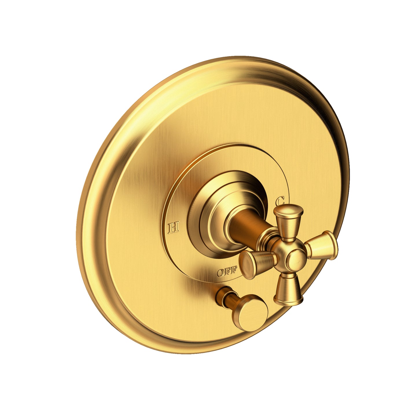 Newport Brass 5-2402BP Aylesbury Balanced Pressure Tub & Shower Diverter Plate With Handle