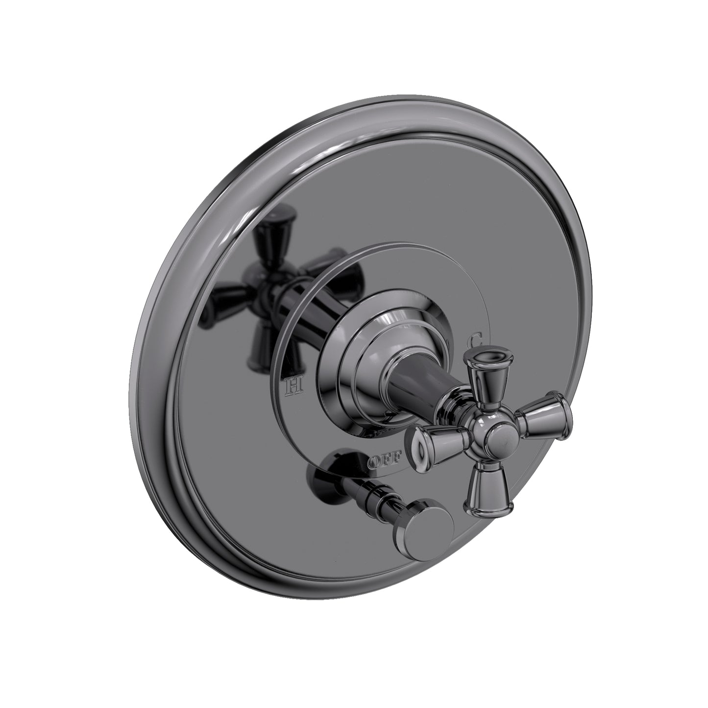 Newport Brass 5-2402BP Aylesbury Balanced Pressure Tub & Shower Diverter Plate With Handle
