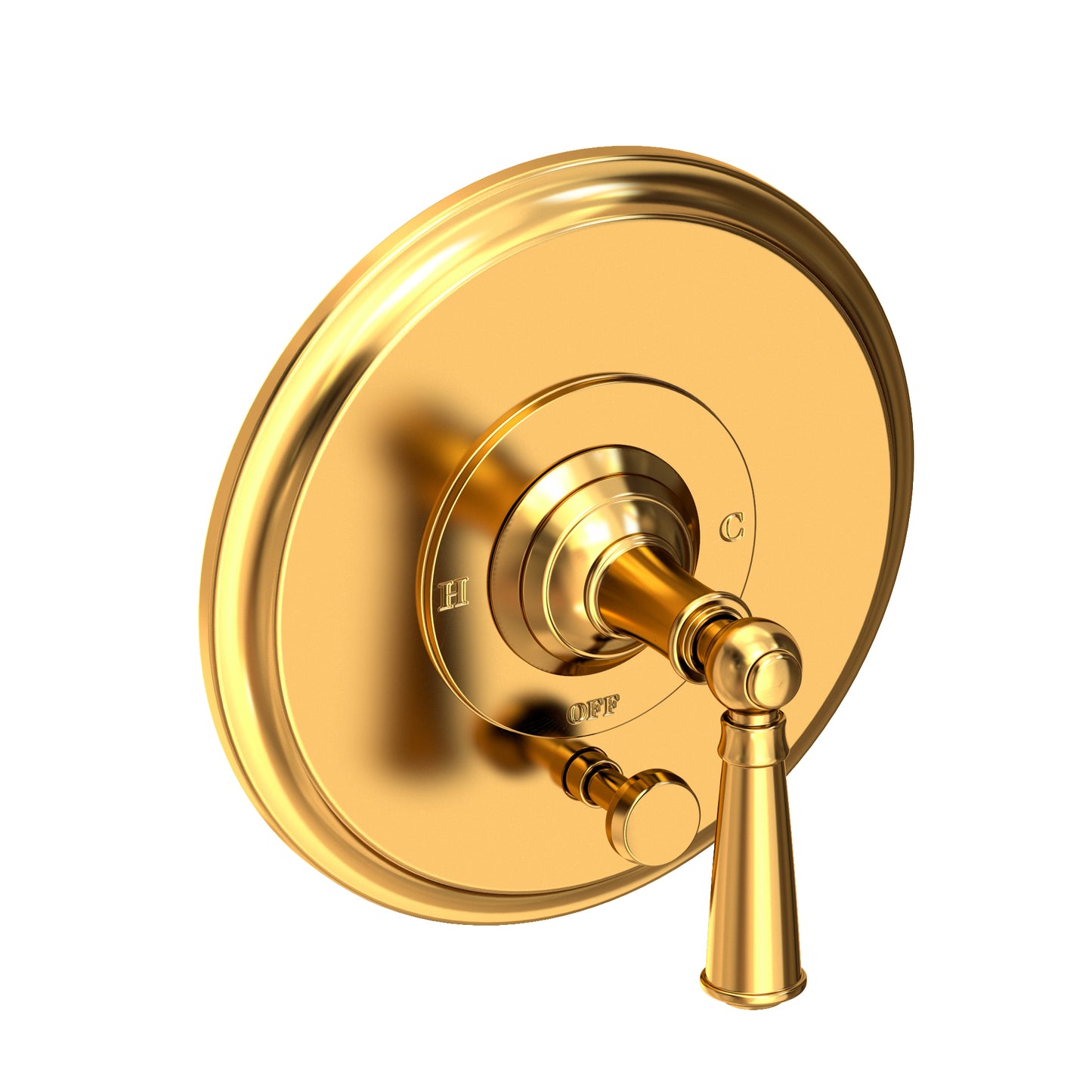 Newport Brass 5-2412BP Aylesbury Balanced Pressure Tub & Shower Diverter Plate with Handle. Less Showerhead, arm and flange.