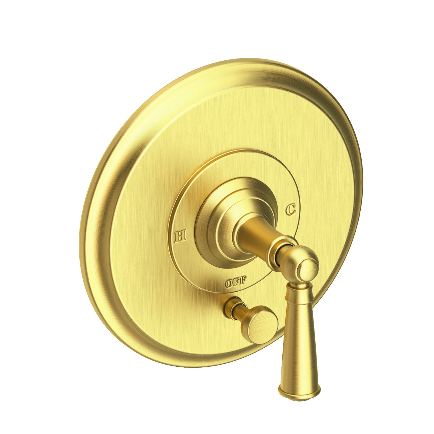 Newport Brass 5-2412BP Aylesbury Balanced Pressure Tub & Shower Diverter Plate with Handle. Less Showerhead, arm and flange.