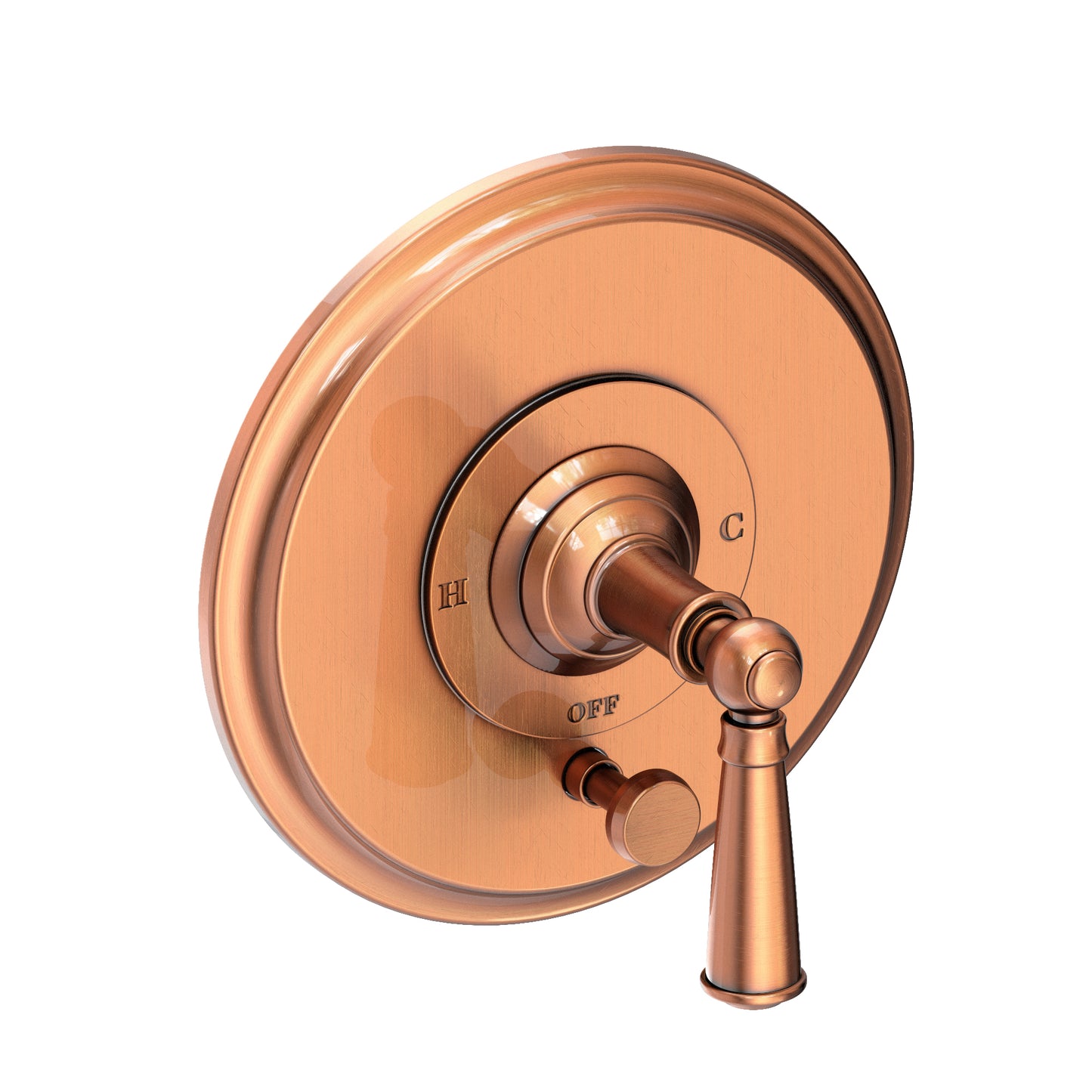 Newport Brass 5-2412BP Aylesbury Balanced Pressure Tub & Shower Diverter Plate with Handle. Less Showerhead, arm and flange.