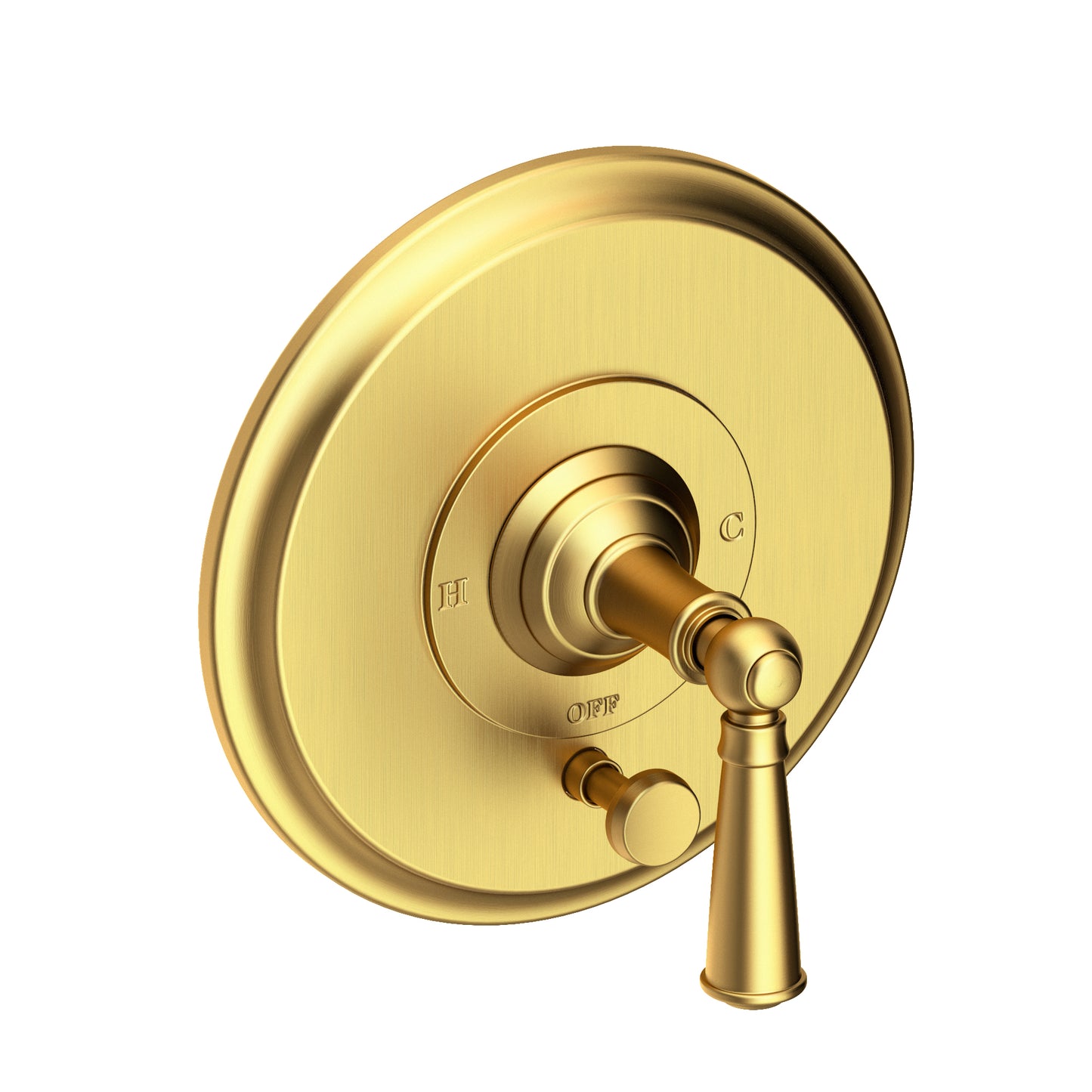 Newport Brass 5-2412BP Aylesbury Balanced Pressure Tub & Shower Diverter Plate with Handle. Less Showerhead, arm and flange.