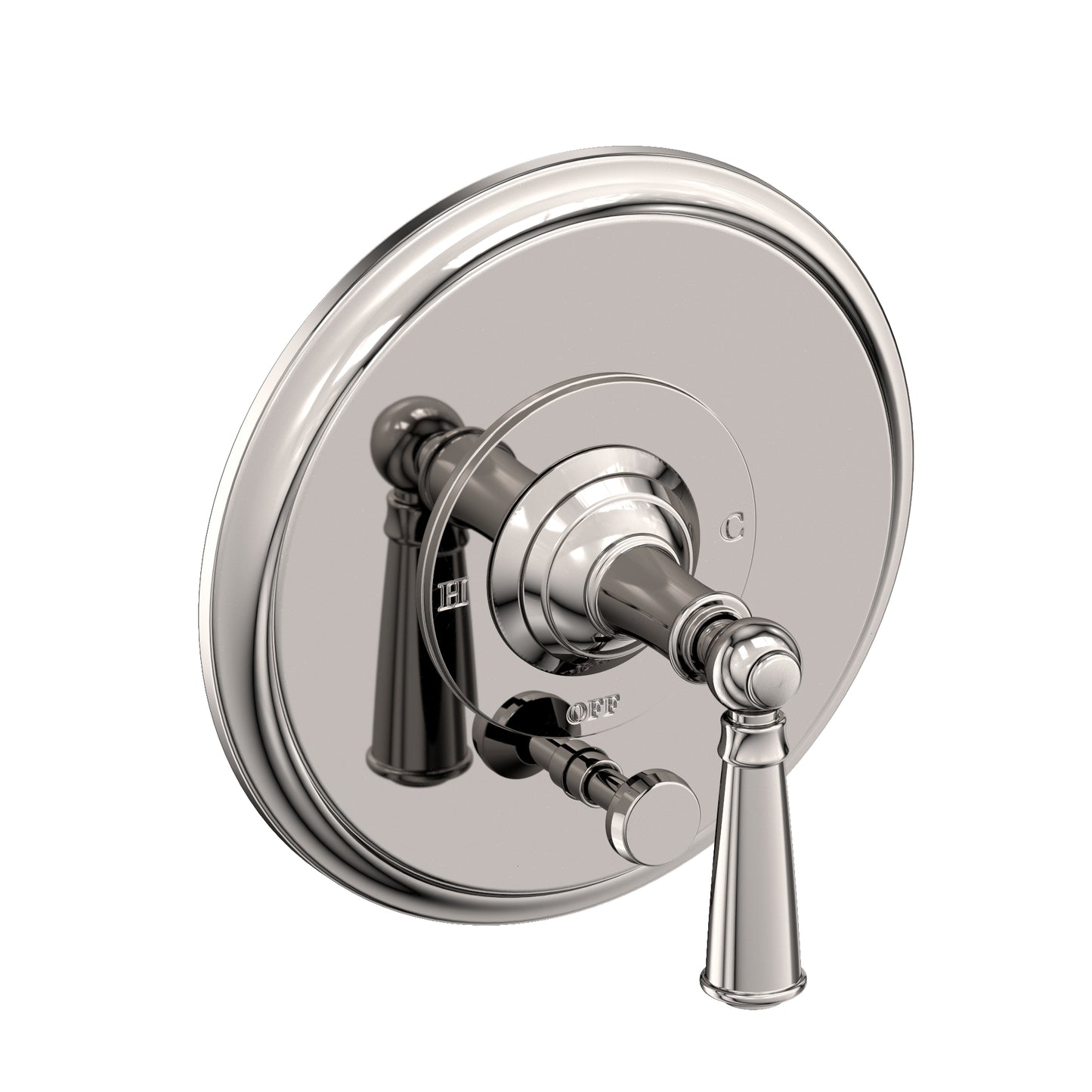 Newport Brass 5-2412BP Aylesbury Balanced Pressure Tub & Shower Diverter Plate with Handle. Less Showerhead, arm and flange.
