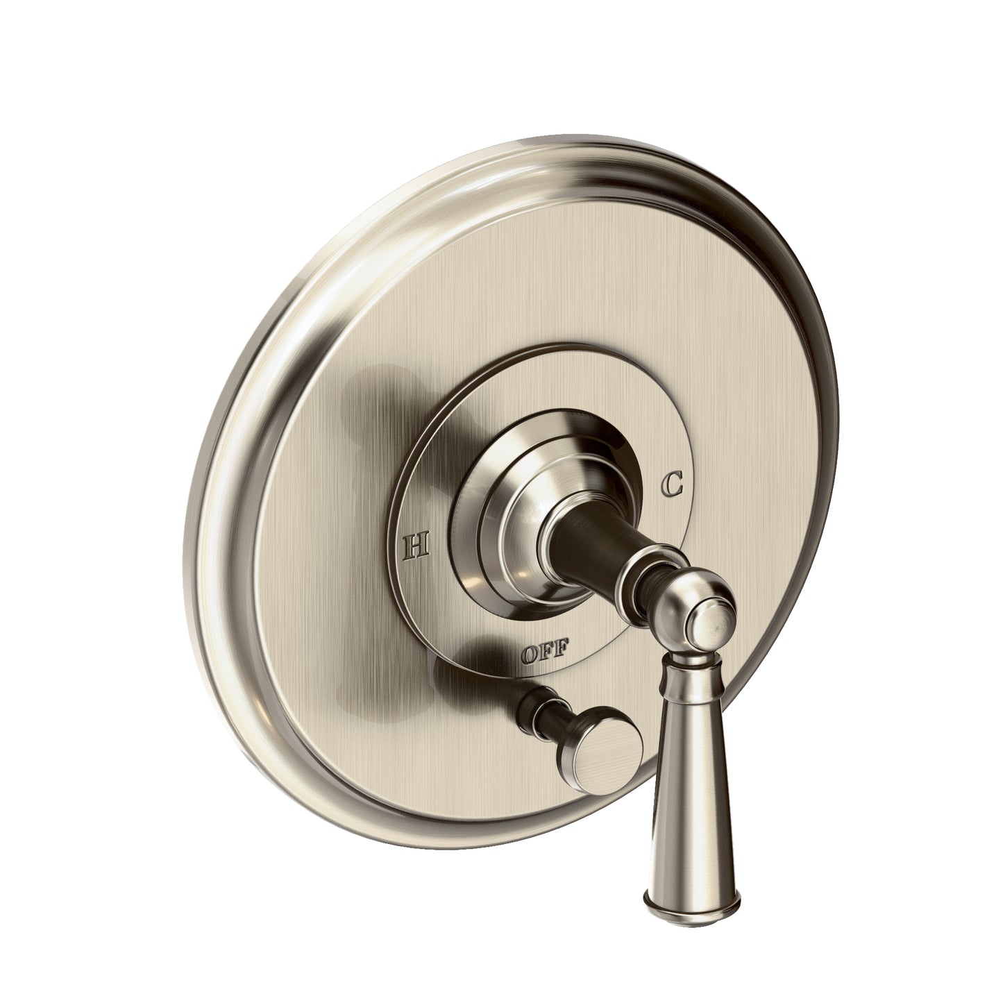 Newport Brass 5-2412BP Aylesbury Balanced Pressure Tub & Shower Diverter Plate with Handle. Less Showerhead, arm and flange.