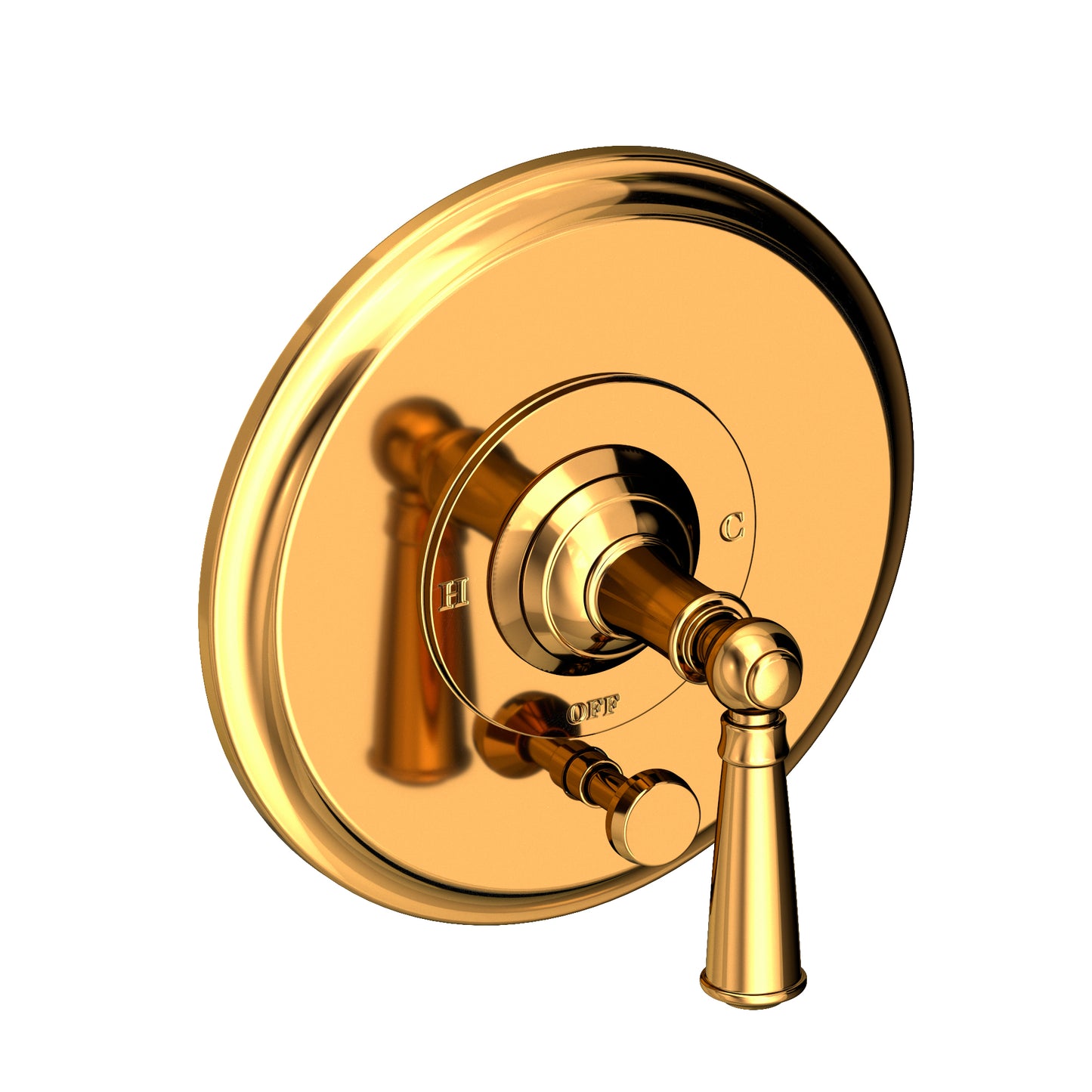 Newport Brass 5-2412BP Aylesbury Balanced Pressure Tub & Shower Diverter Plate with Handle. Less Showerhead, arm and flange.