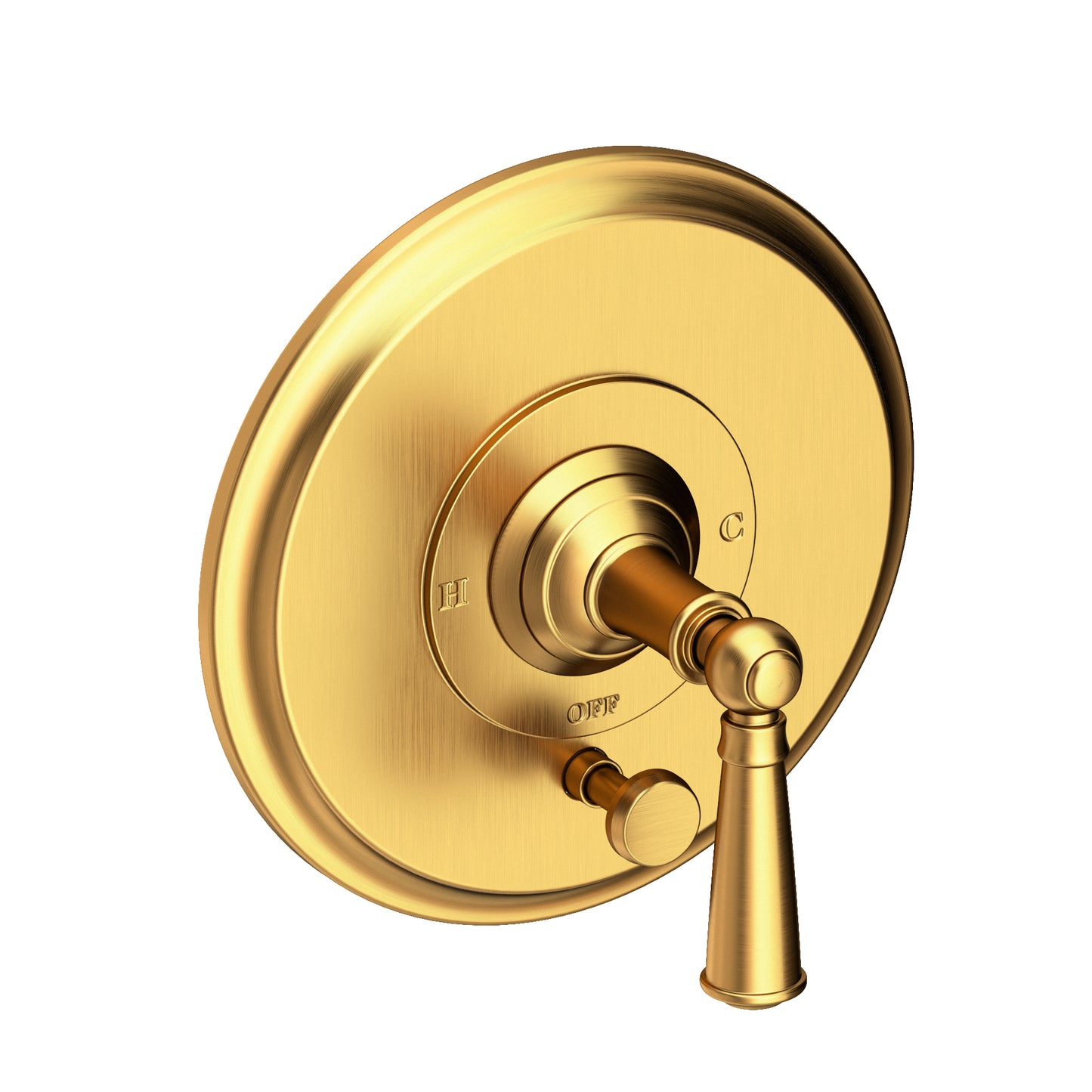 Newport Brass 5-2412BP Aylesbury Balanced Pressure Tub & Shower Diverter Plate with Handle. Less Showerhead, arm and flange.