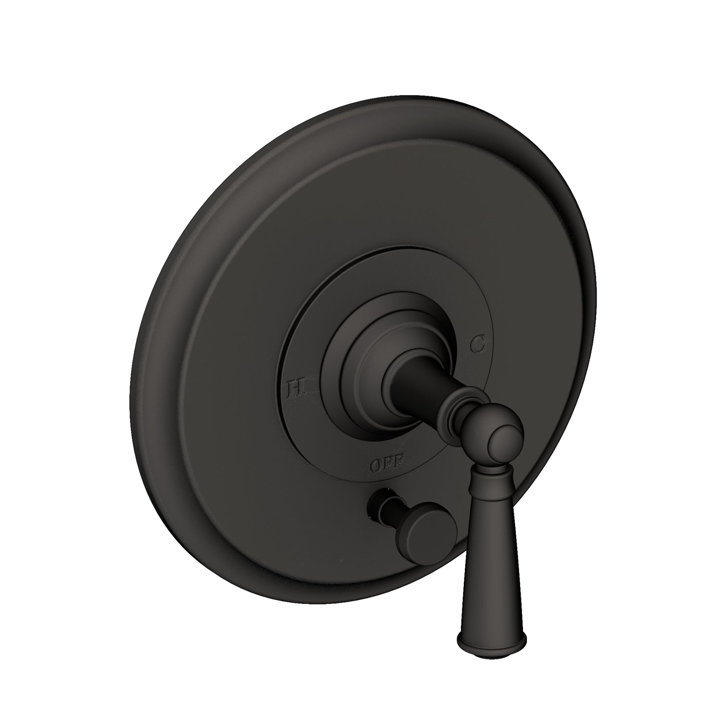 Newport Brass 5-2412BP Aylesbury Balanced Pressure Tub & Shower Diverter Plate with Handle. Less Showerhead, arm and flange.