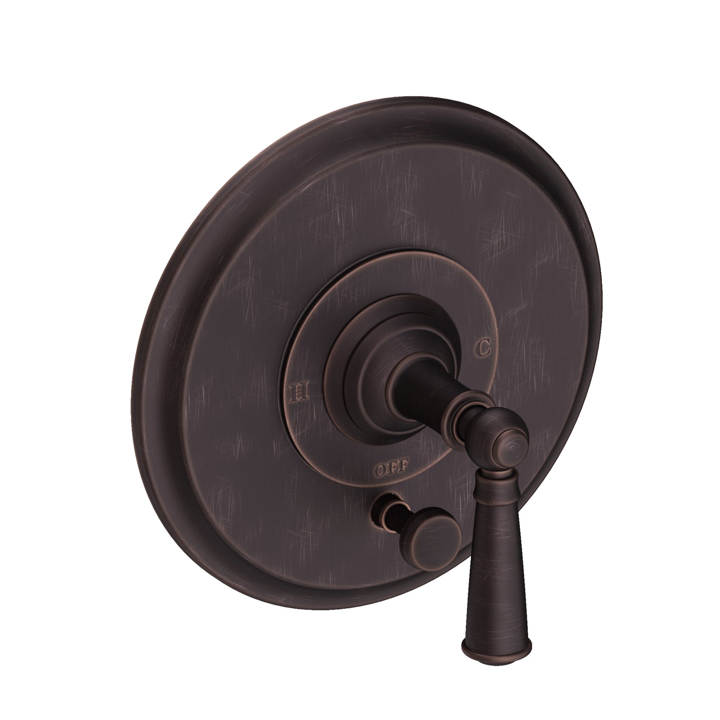 Newport Brass 5-2412BP Aylesbury Balanced Pressure Tub & Shower Diverter Plate with Handle. Less Showerhead, arm and flange.