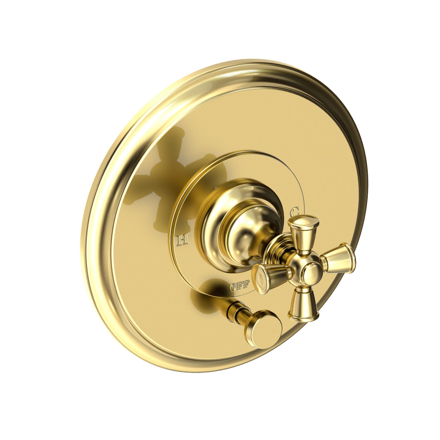 Newport Brass 5-2442BP Sutton Balanced Pressure Tub & Shower Diverter Plate with Handle. Less Showerhead, arm and flange.