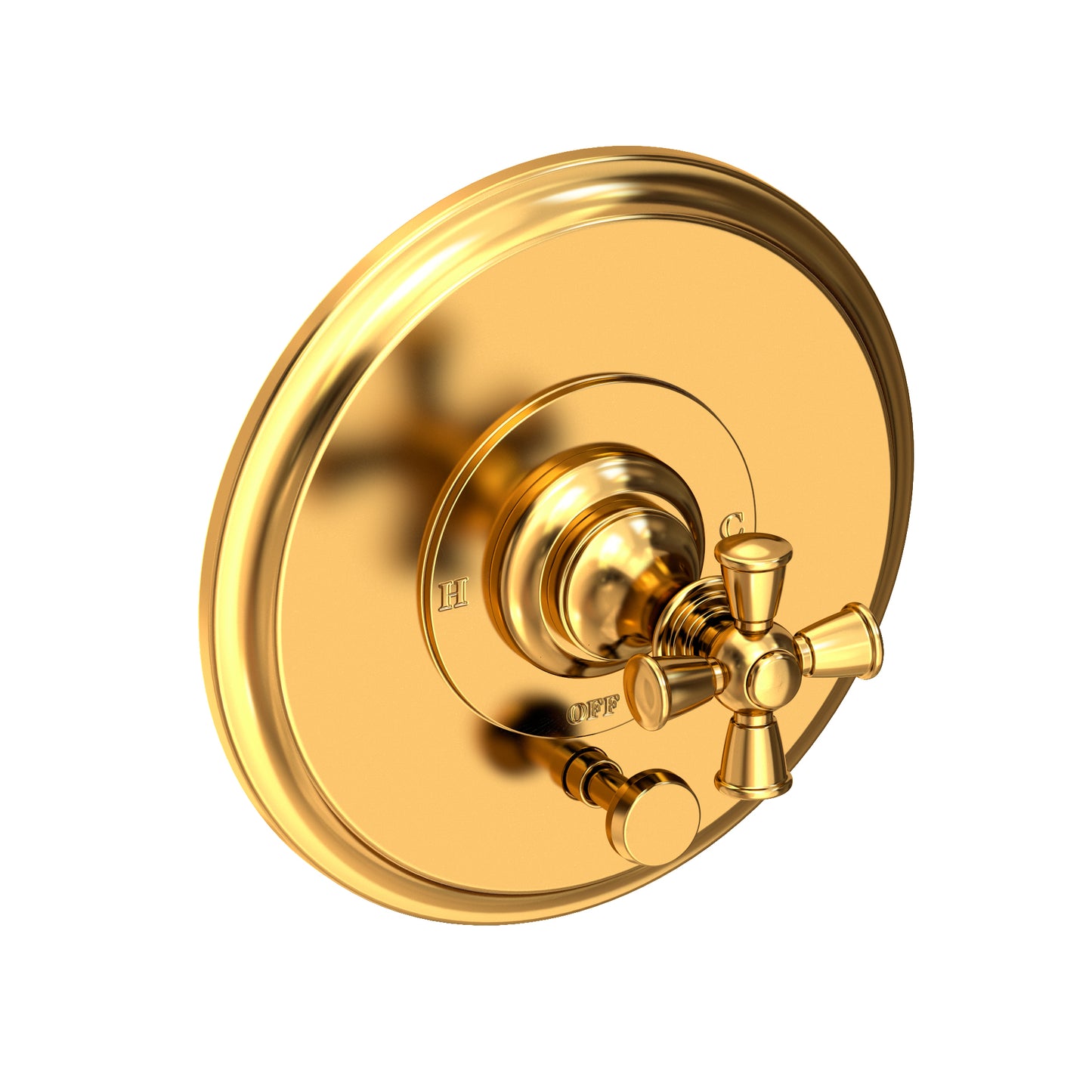 Newport Brass 5-2442BP Sutton Balanced Pressure Tub & Shower Diverter Plate with Handle. Less Showerhead, arm and flange.