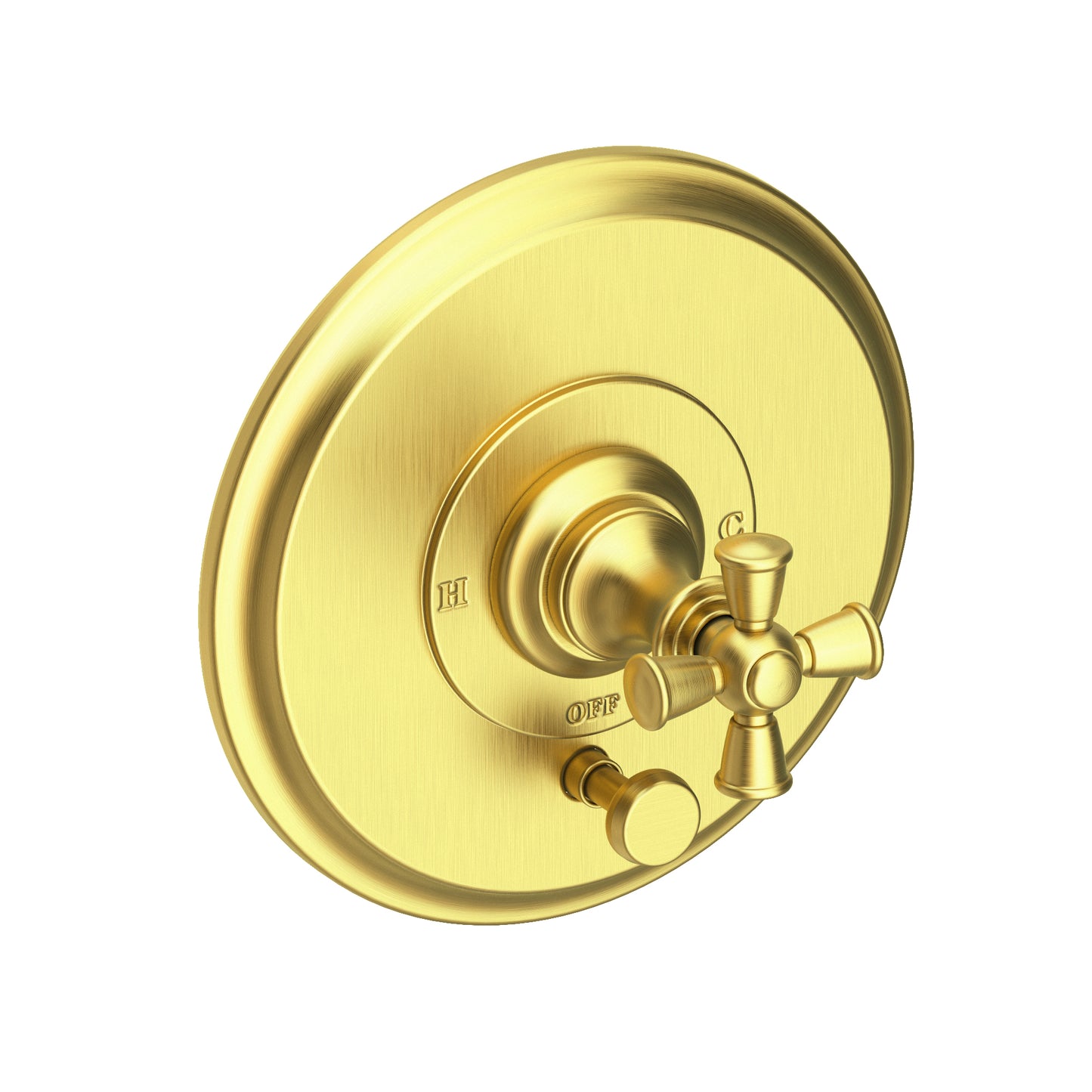 Newport Brass 5-2442BP Sutton Balanced Pressure Tub & Shower Diverter Plate with Handle. Less Showerhead, arm and flange.