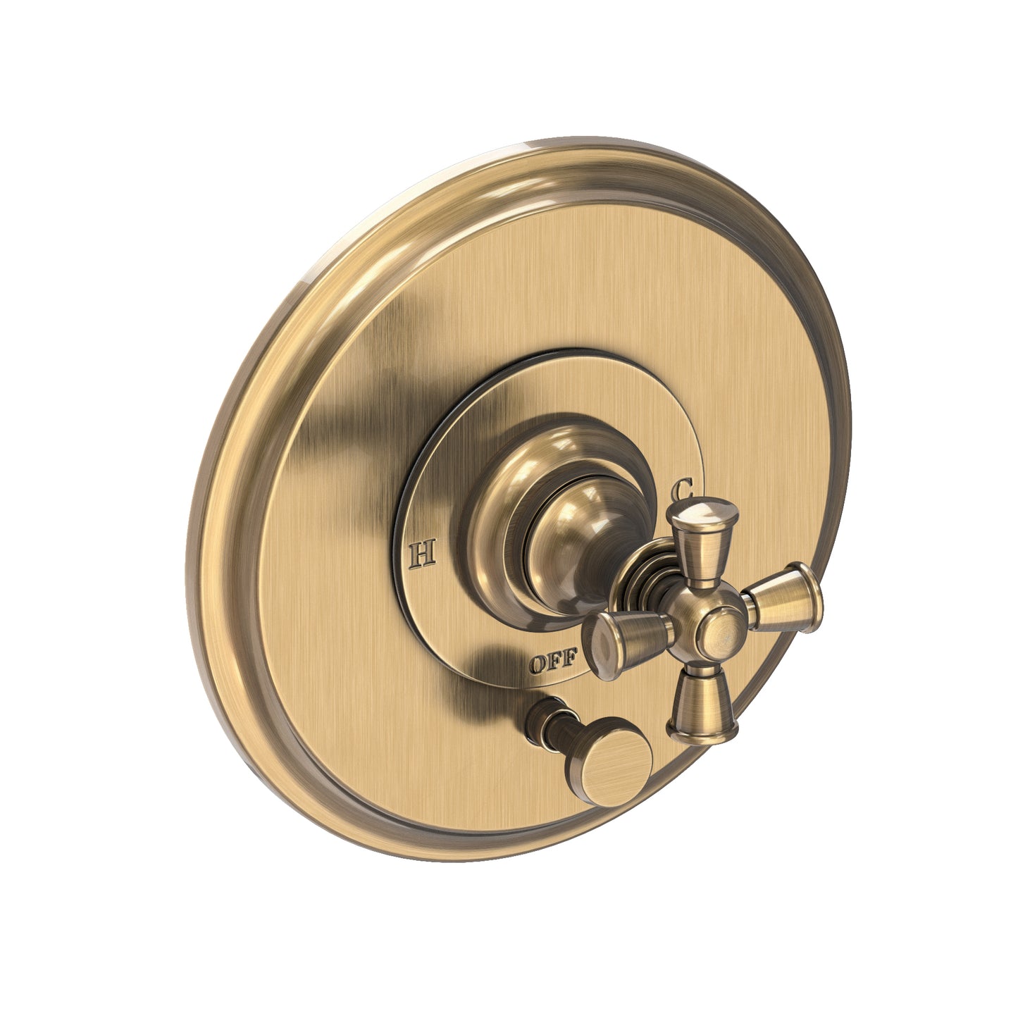 Newport Brass 5-2442BP Sutton Balanced Pressure Tub & Shower Diverter Plate with Handle. Less Showerhead, arm and flange.