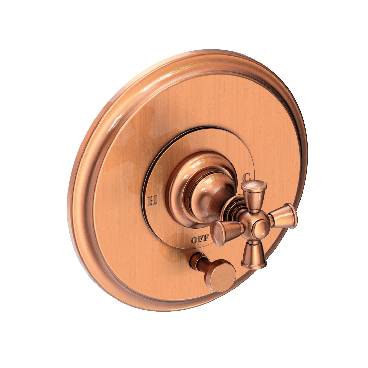 Newport Brass 5-2442BP Sutton Balanced Pressure Tub & Shower Diverter Plate with Handle. Less Showerhead, arm and flange.