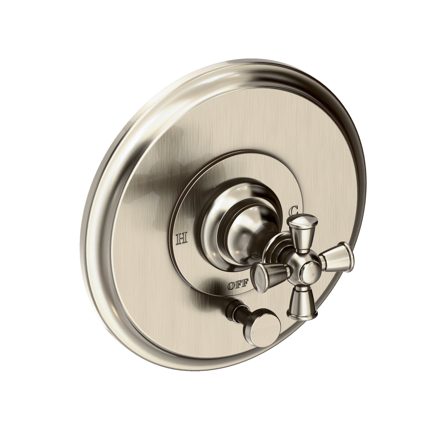 Newport Brass 5-2442BP Sutton Balanced Pressure Tub & Shower Diverter Plate with Handle. Less Showerhead, arm and flange.
