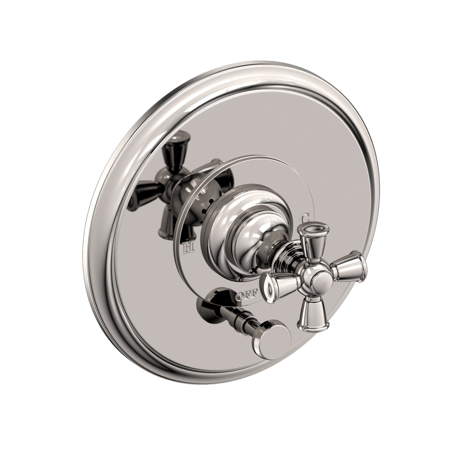 Newport Brass 5-2442BP Sutton Balanced Pressure Tub & Shower Diverter Plate with Handle. Less Showerhead, arm and flange.