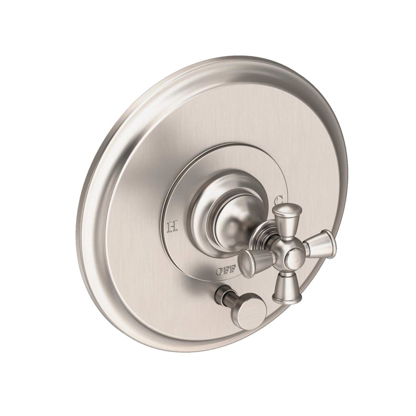 Newport Brass 5-2442BP Sutton Balanced Pressure Tub & Shower Diverter Plate with Handle. Less Showerhead, arm and flange.