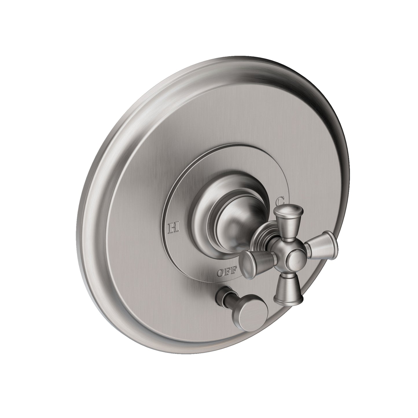 Newport Brass 5-2442BP Sutton Balanced Pressure Tub & Shower Diverter Plate with Handle. Less Showerhead, arm and flange.