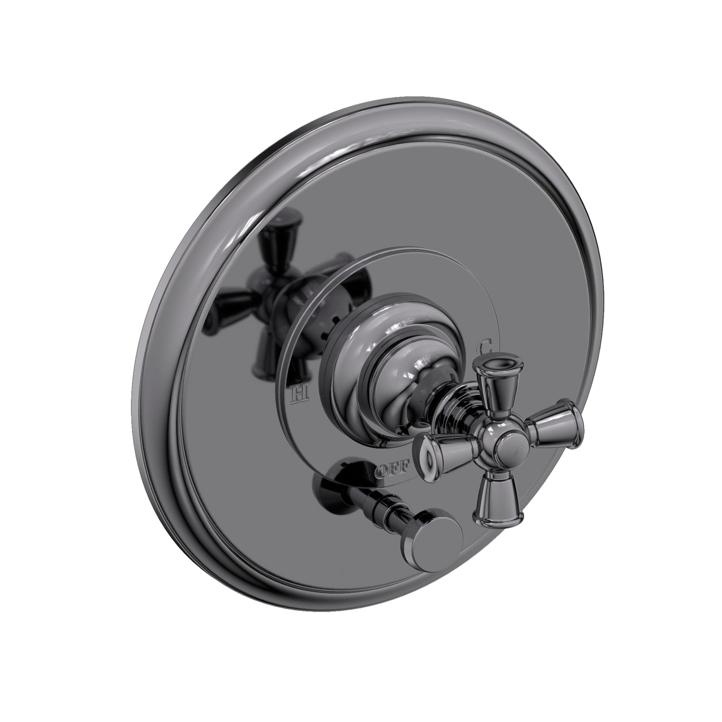 Newport Brass 5-2442BP Sutton Balanced Pressure Tub & Shower Diverter Plate with Handle. Less Showerhead, arm and flange.