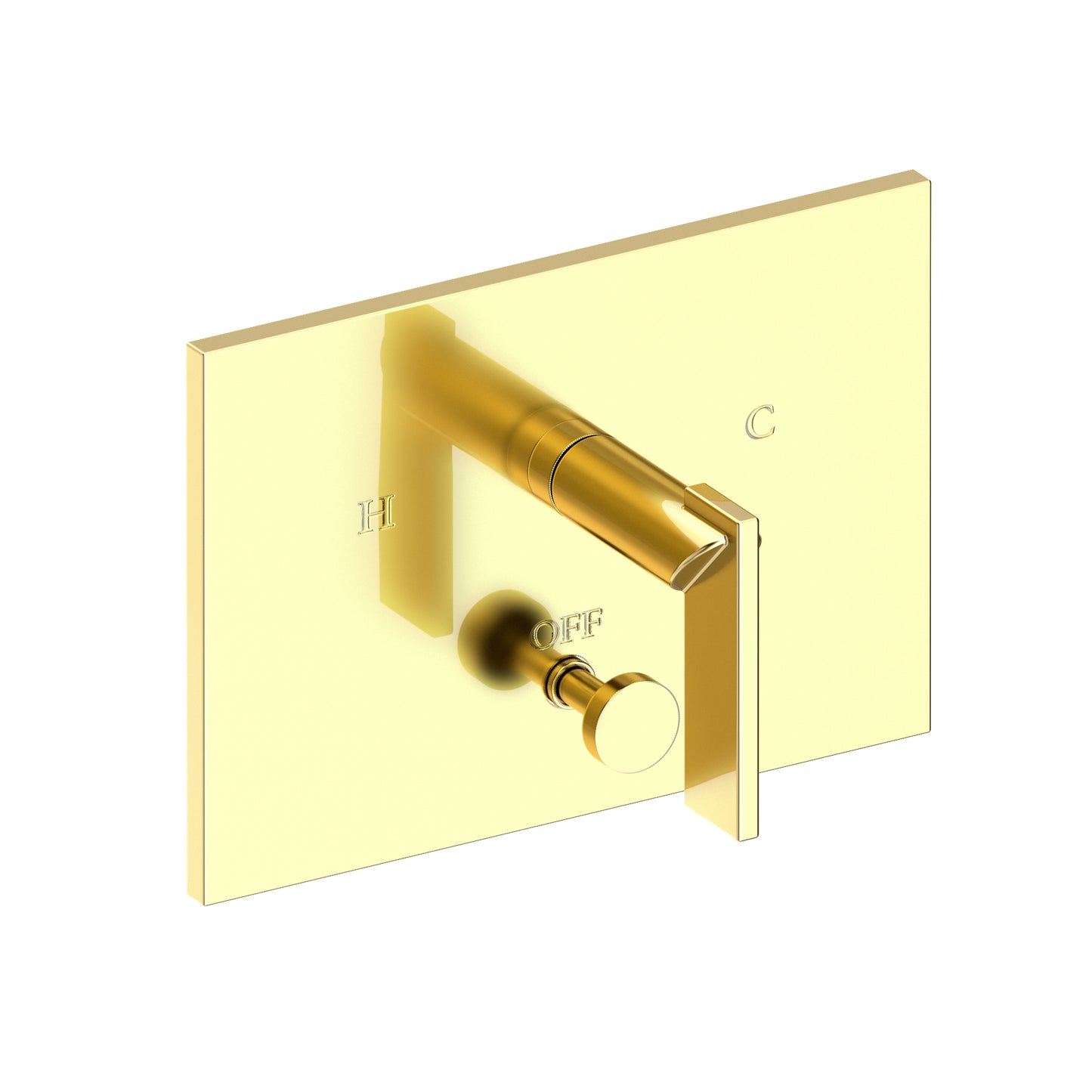 Newport Brass 5-2542BP Metro Balanced Pressure Tub & Shower Diverter Plate With Handle