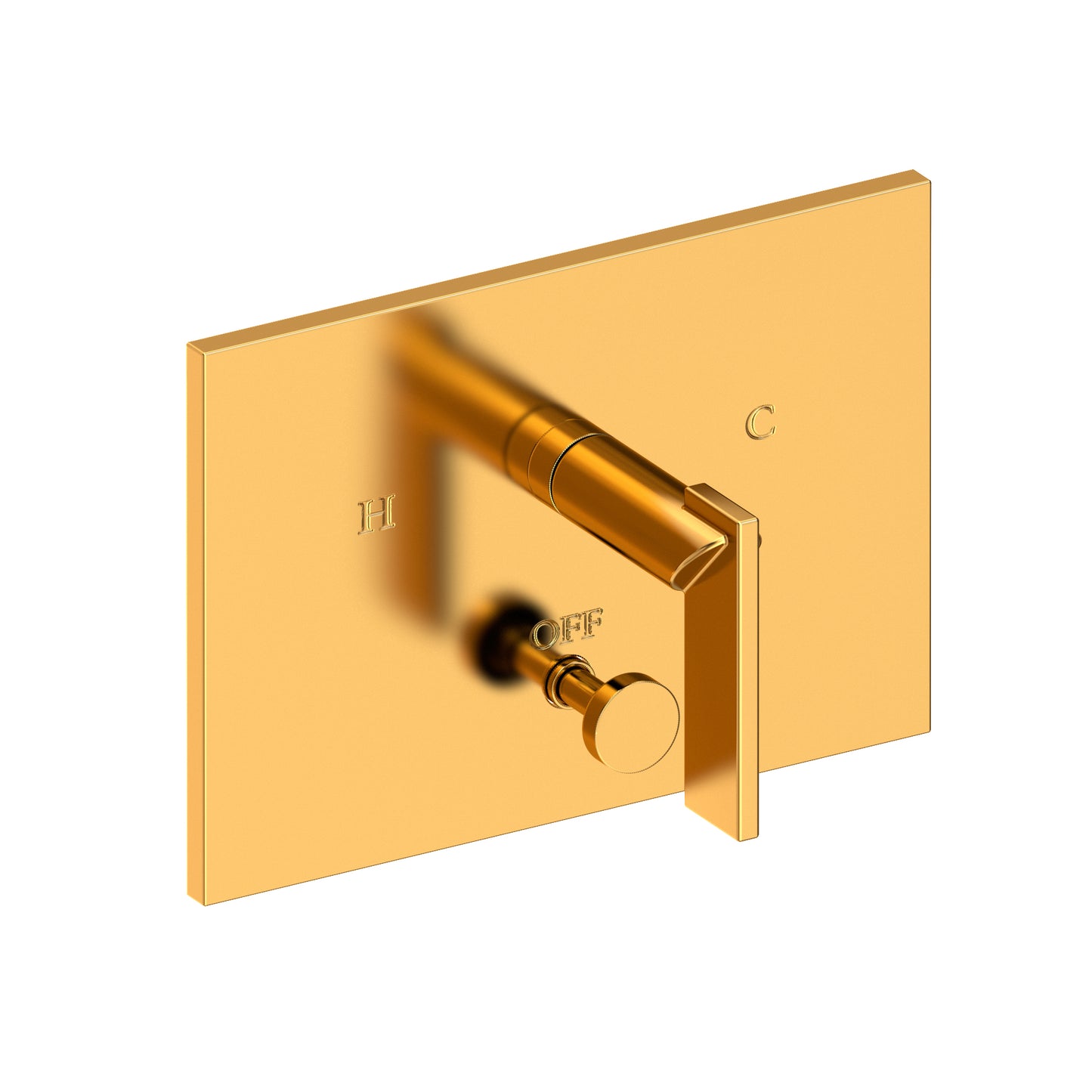 Newport Brass 5-2542BP Metro Balanced Pressure Tub & Shower Diverter Plate With Handle