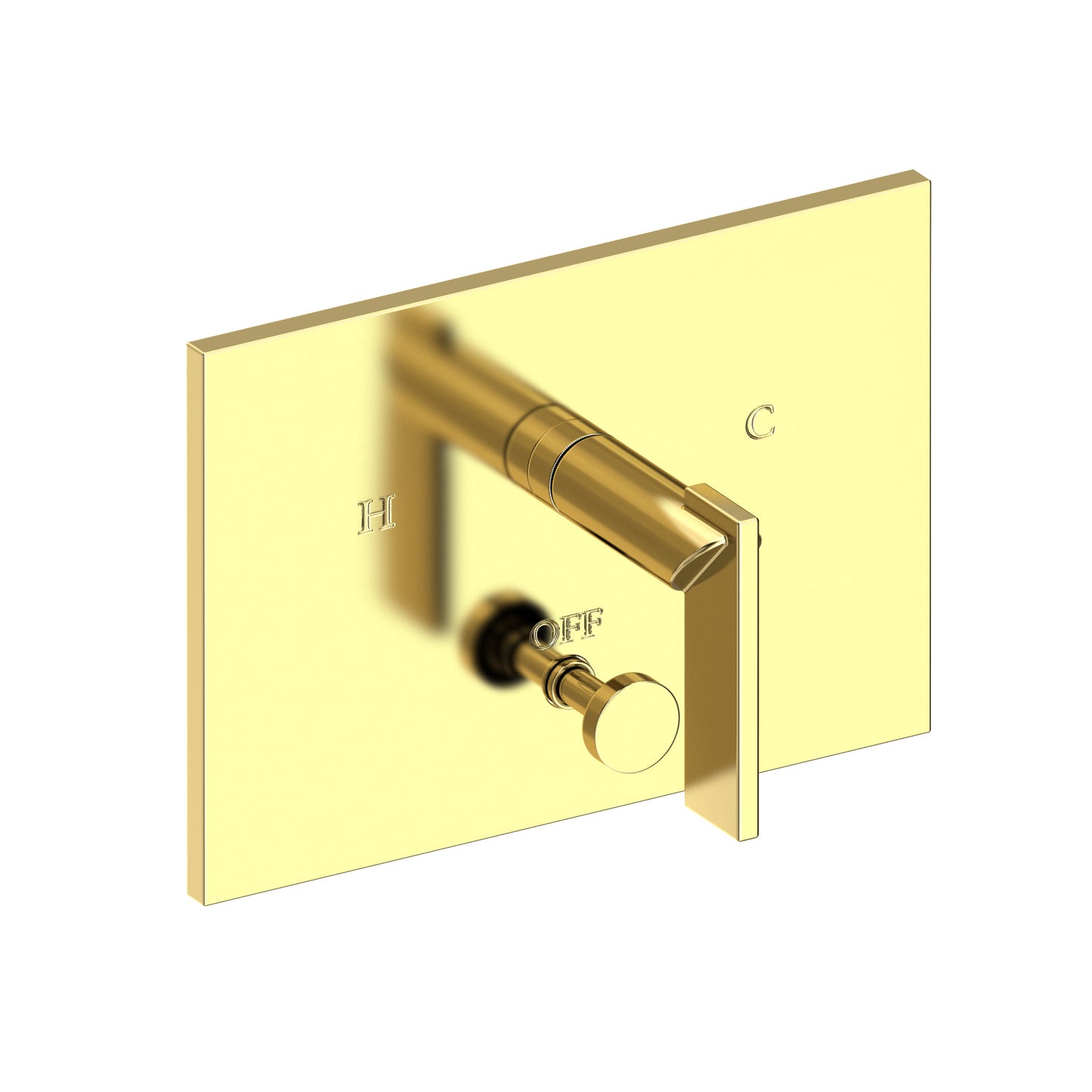 Newport Brass 5-2542BP Metro Balanced Pressure Tub & Shower Diverter Plate With Handle