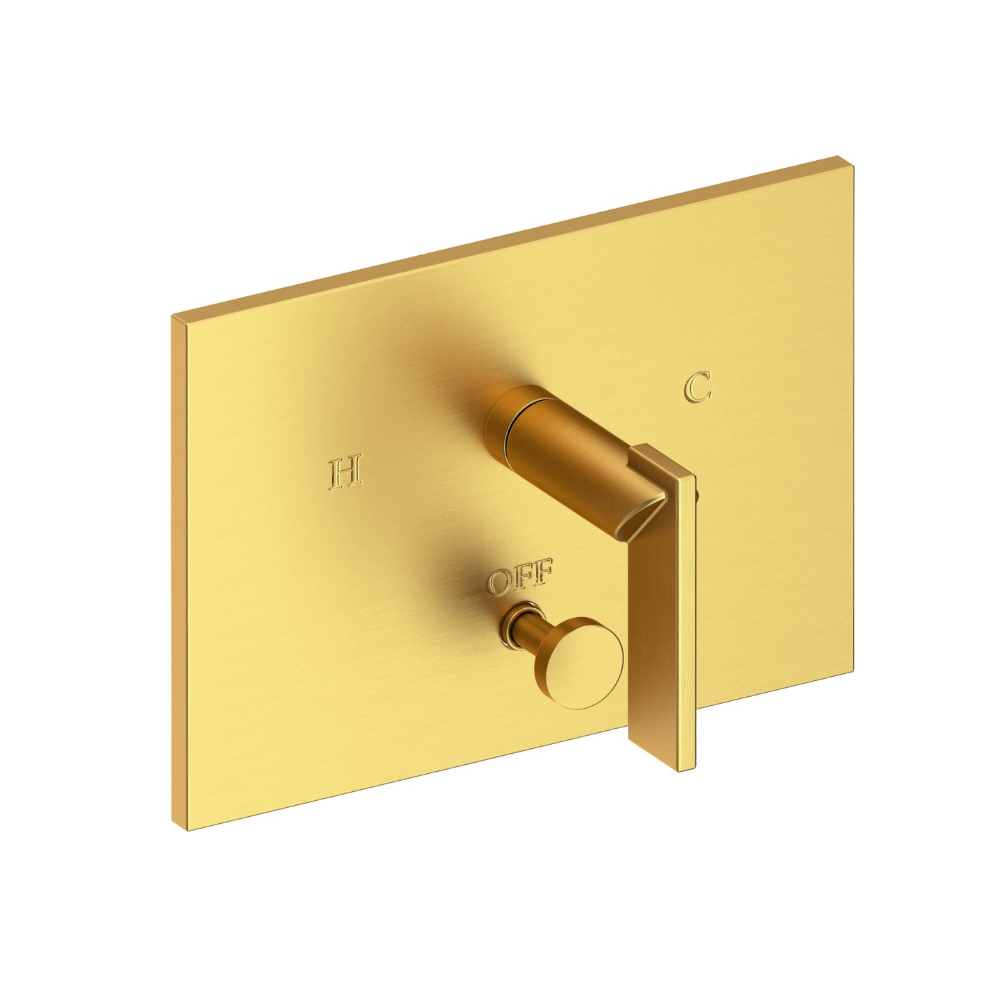 Newport Brass 5-2542BP Metro Balanced Pressure Tub & Shower Diverter Plate With Handle