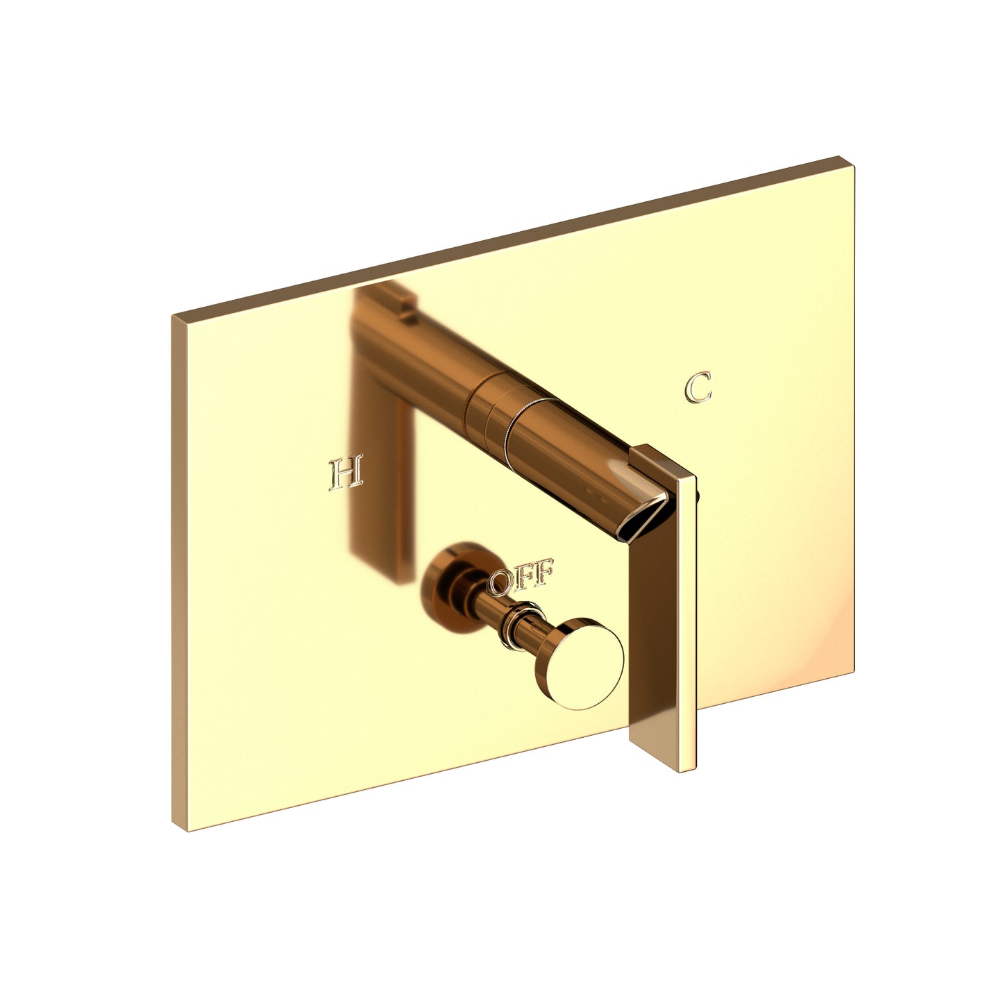 Newport Brass 5-2542BP Metro Balanced Pressure Tub & Shower Diverter Plate With Handle