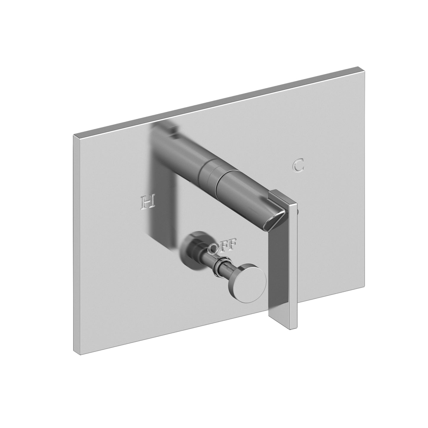 Newport Brass 5-2542BP Metro Balanced Pressure Tub & Shower Diverter Plate With Handle