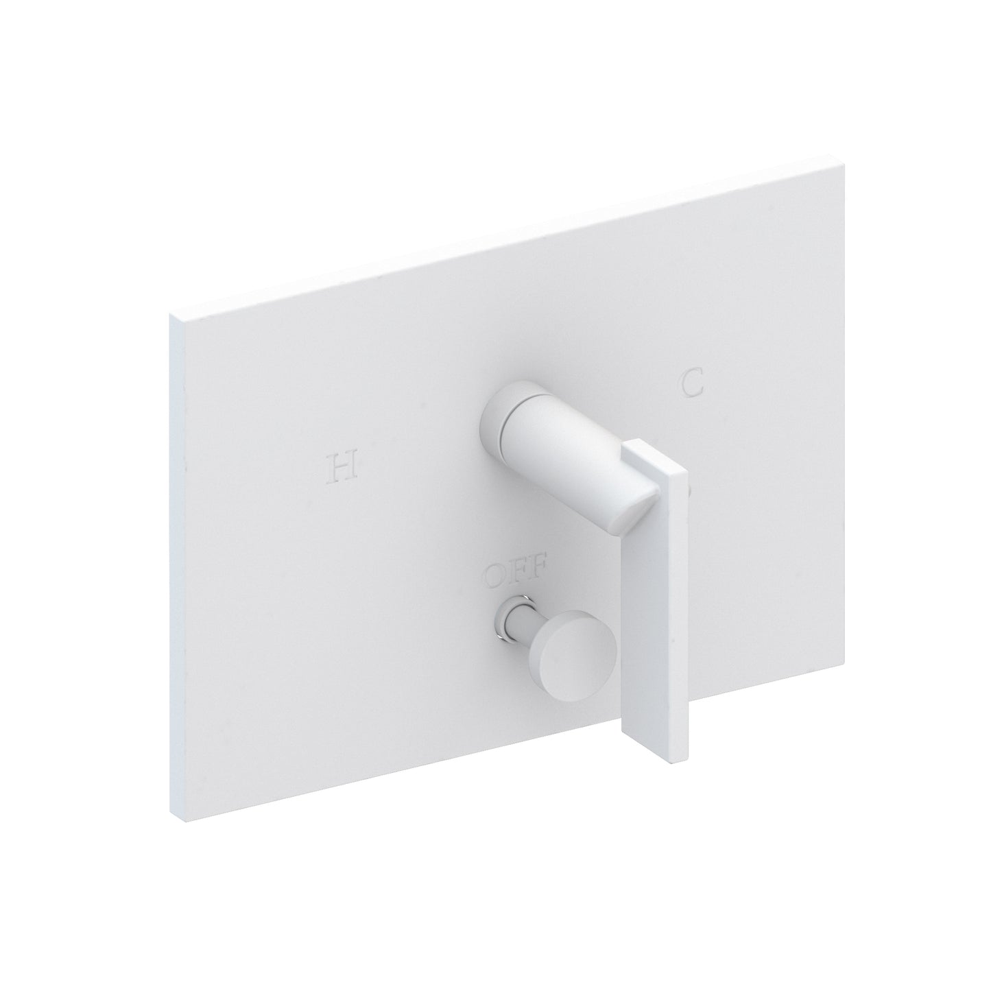 Newport Brass 5-2542BP Metro Balanced Pressure Tub & Shower Diverter Plate With Handle