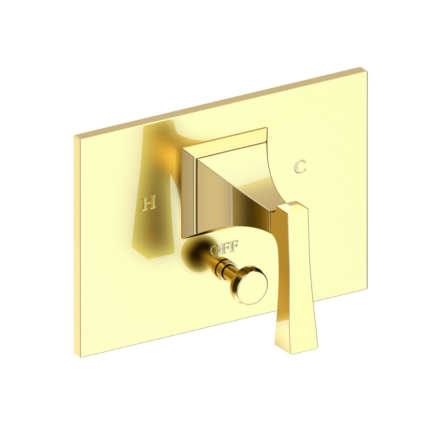 Newport Brass 5-2572BP Joffrey Balanced Pressure Tub & Shower Diverter Plate with Handle. Less Showerhead, arm and flange.