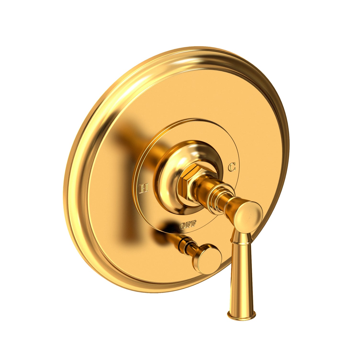 Newport Brass 5-2912BP Vander Balanced Pressure Tub & Shower Diverter Plate With Handle