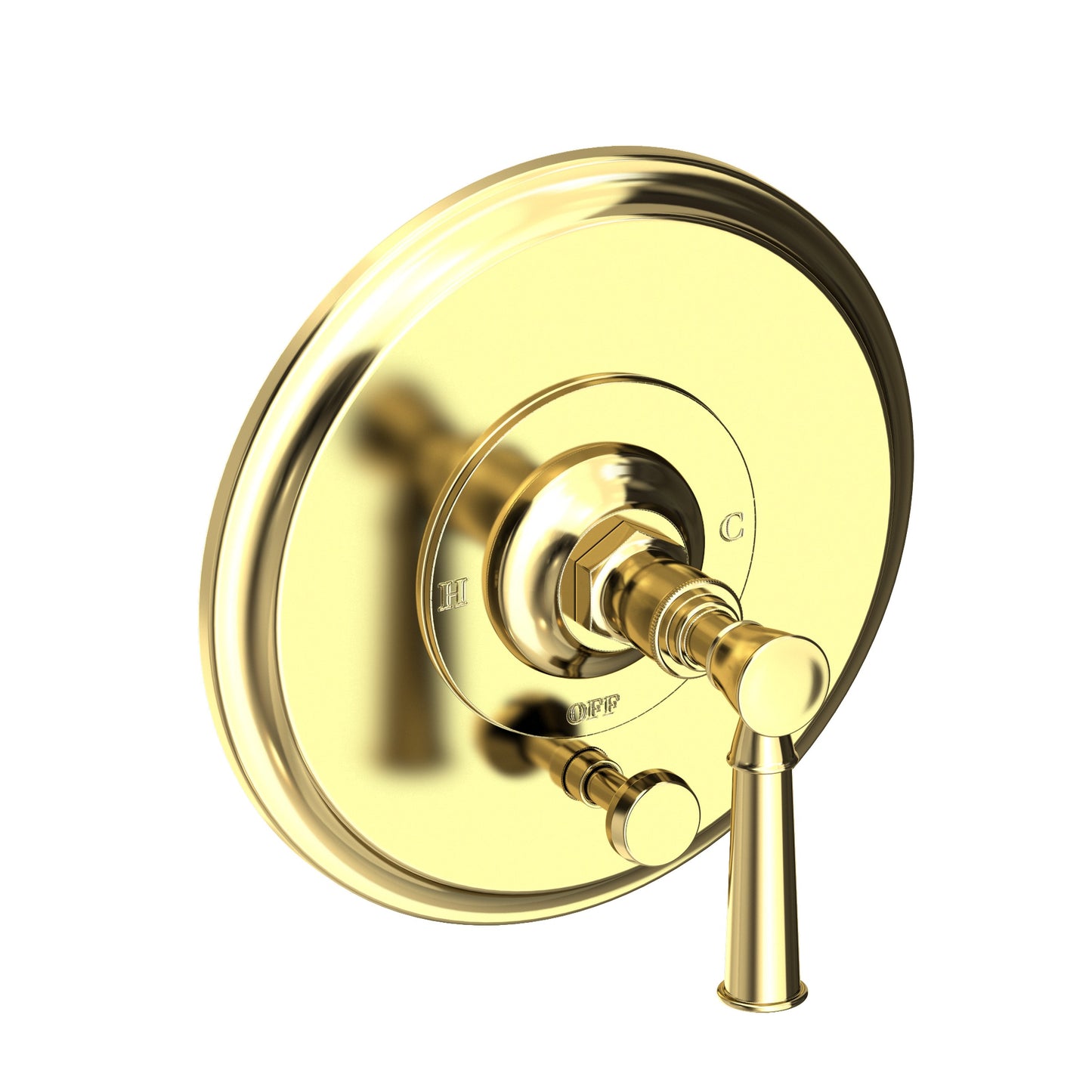 Newport Brass 5-2912BP Vander Balanced Pressure Tub & Shower Diverter Plate With Handle