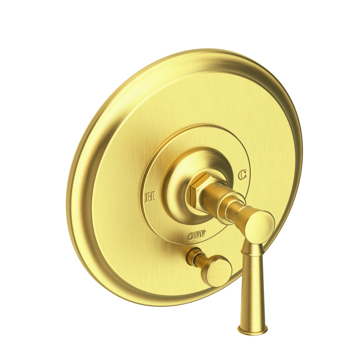 Newport Brass 5-2912BP Vander Balanced Pressure Tub & Shower Diverter Plate With Handle