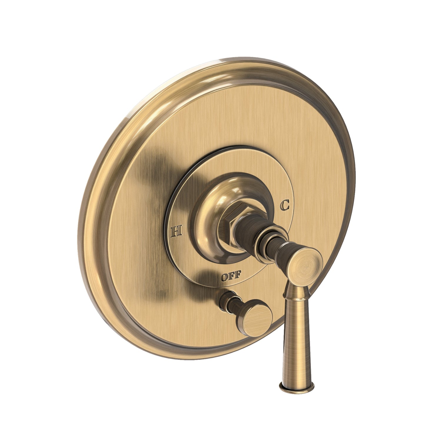 Newport Brass 5-2912BP Vander Balanced Pressure Tub & Shower Diverter Plate With Handle