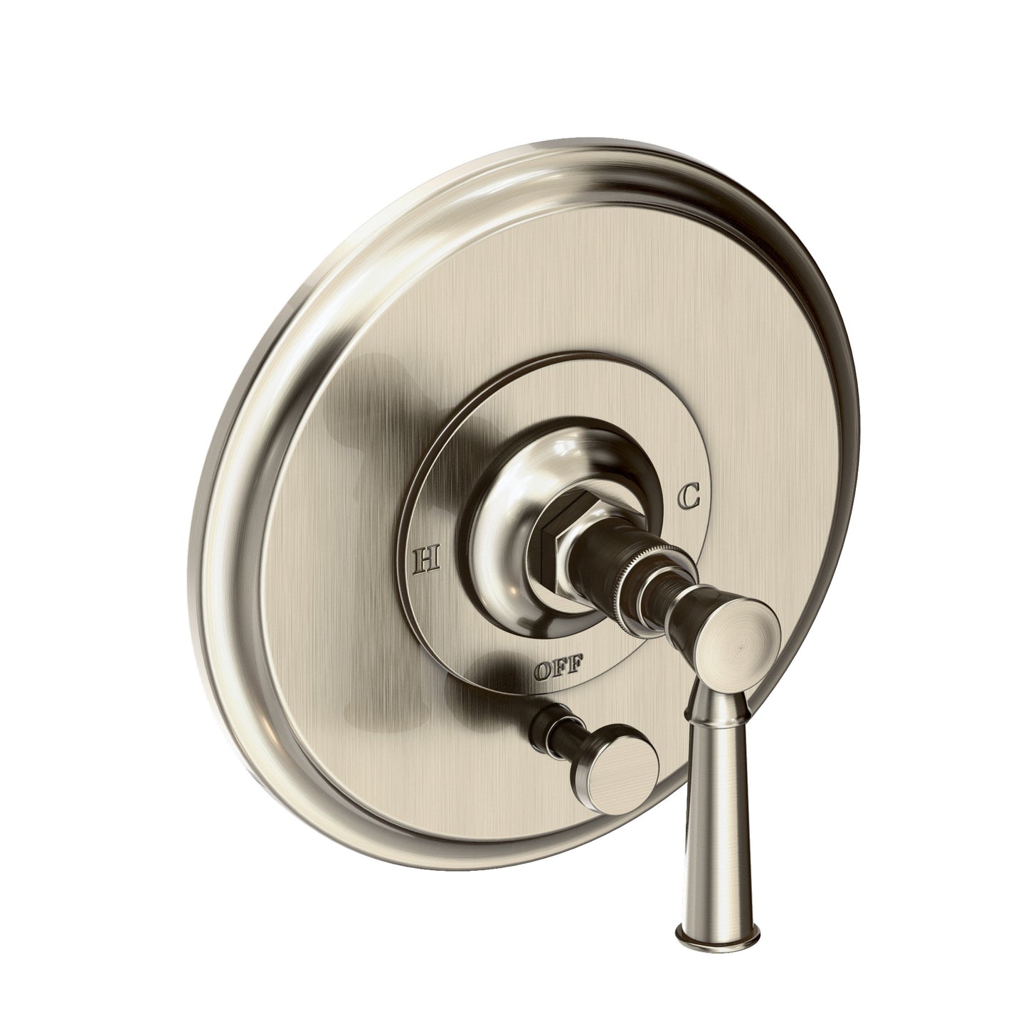 Newport Brass 5-2912BP Vander Balanced Pressure Tub & Shower Diverter Plate With Handle