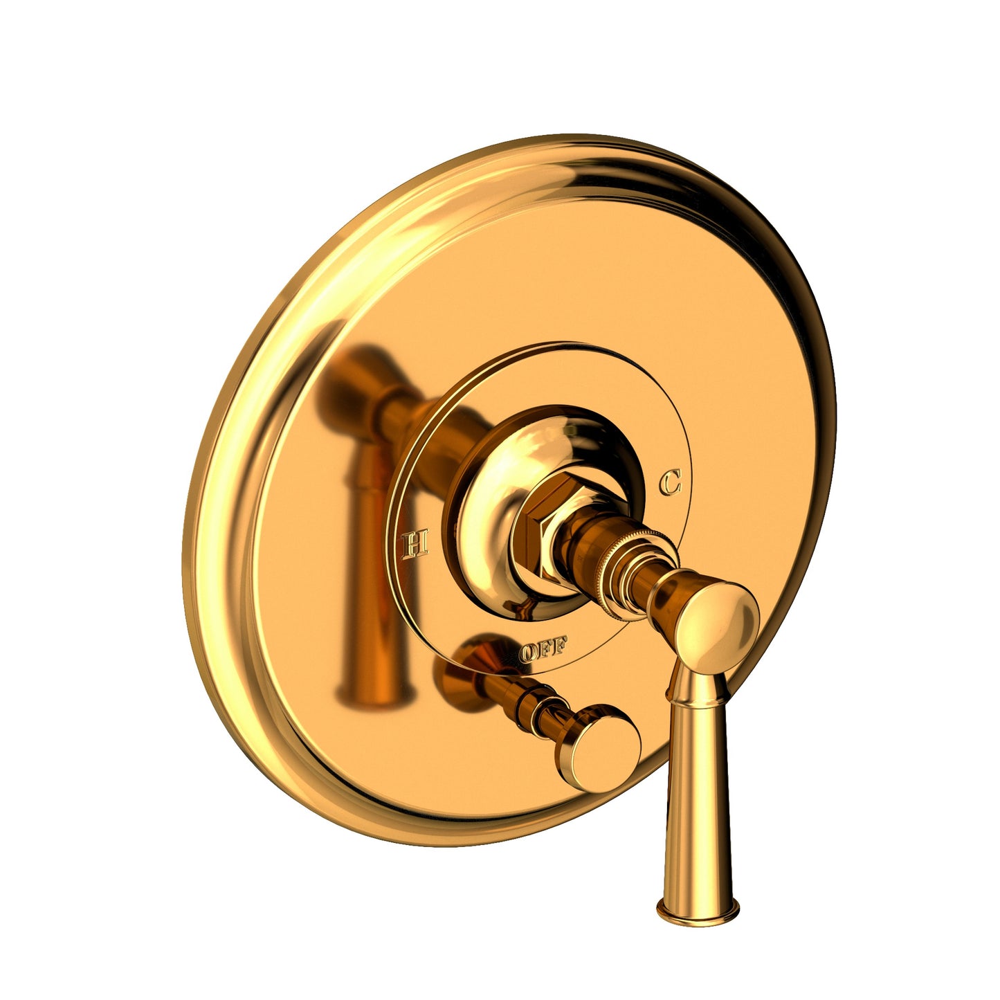 Newport Brass 5-2912BP Vander Balanced Pressure Tub & Shower Diverter Plate With Handle