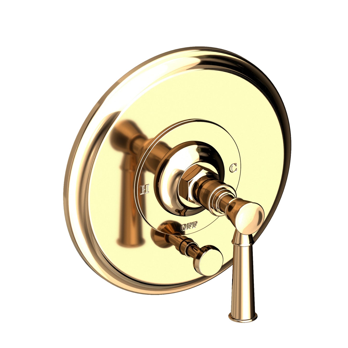 Newport Brass 5-2912BP Vander Balanced Pressure Tub & Shower Diverter Plate With Handle