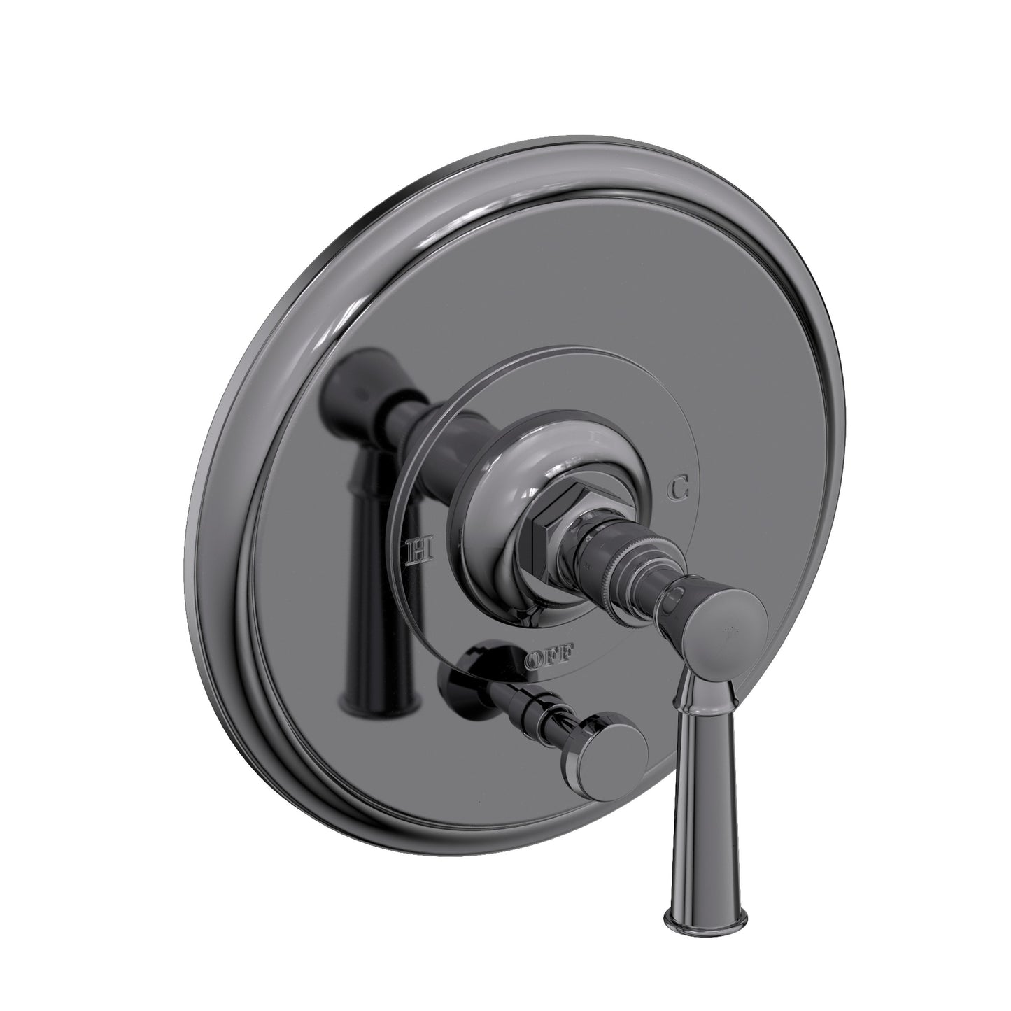 Newport Brass 5-2912BP Vander Balanced Pressure Tub & Shower Diverter Plate With Handle