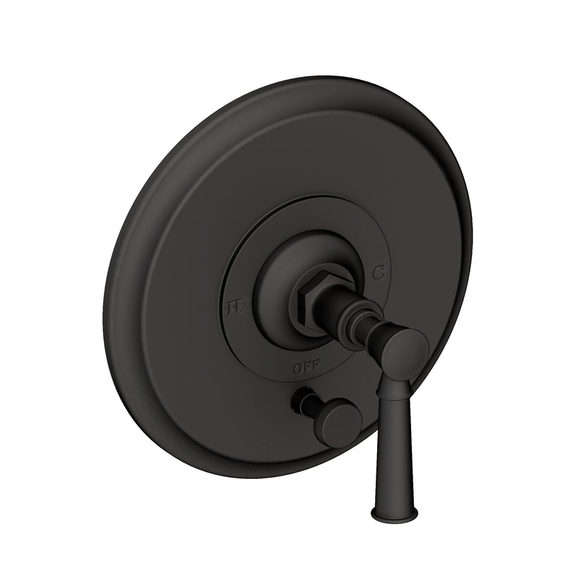 Newport Brass 5-2912BP Vander Balanced Pressure Tub & Shower Diverter Plate with Handle. Less Showerhead, arm and flange.