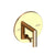 Newport Brass 5-3102BP Pavani Balanced Pressure Tub & Shower Diverter Plate with Handle. Less Showerhead, arm and flange.