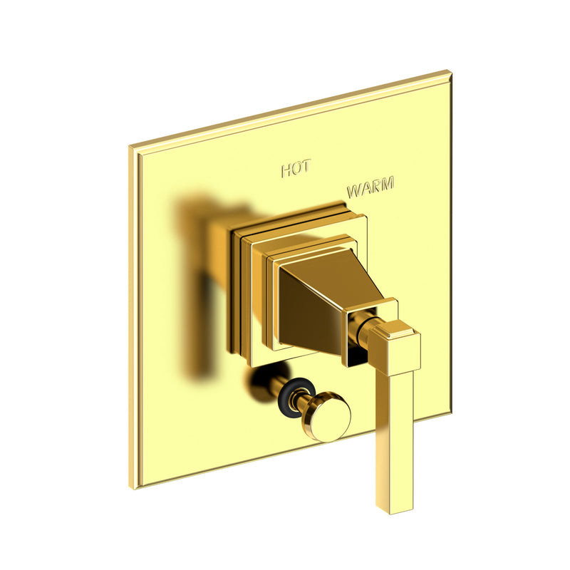 Newport Brass 5-3142BP Malvina Balanced Pressure Tub & Shower Diverter Plate with Handle