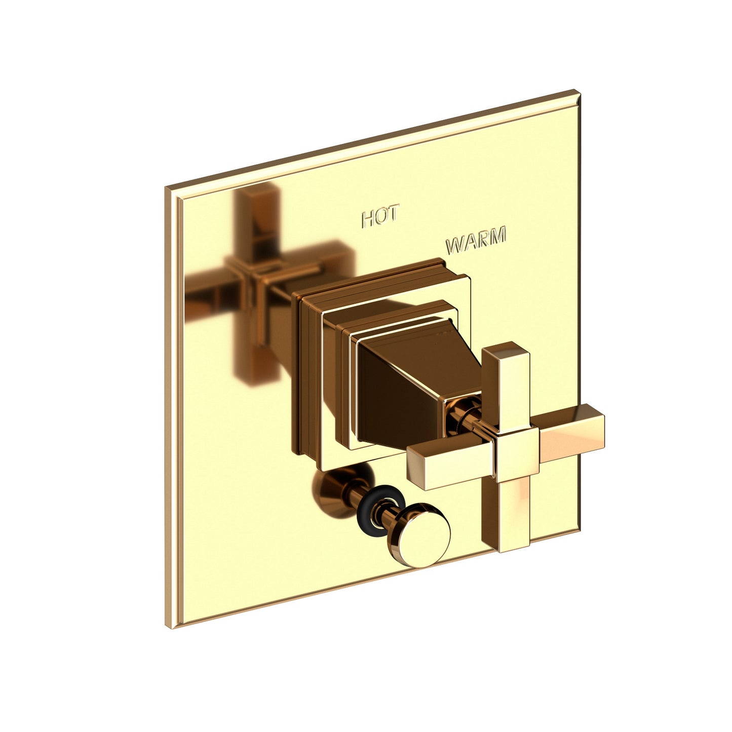 Newport Brass 5-3152BP Malvina Balanced Pressure Tub & Shower Diverter Plate with Handle