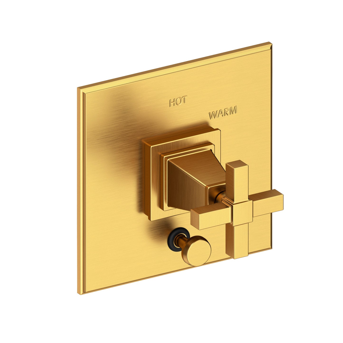 Newport Brass 5-3152BP Malvina Balanced Pressure Tub & Shower Diverter Plate with Handle