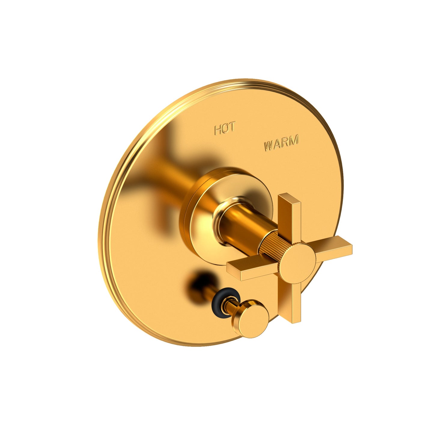 Newport Brass 5-3242BP Pardees Balanced Pressure Tub & Shower Diverter Plate with Handle. Less Showerhead, arm and flange.