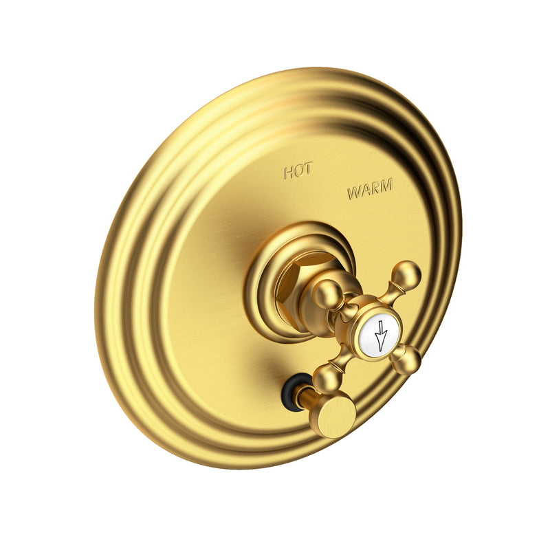 Newport Brass 5-922BP Astor Balanced Pressure Tub & Shower Diverter Plate with Handle. Less Showerhead, arm and flange.
