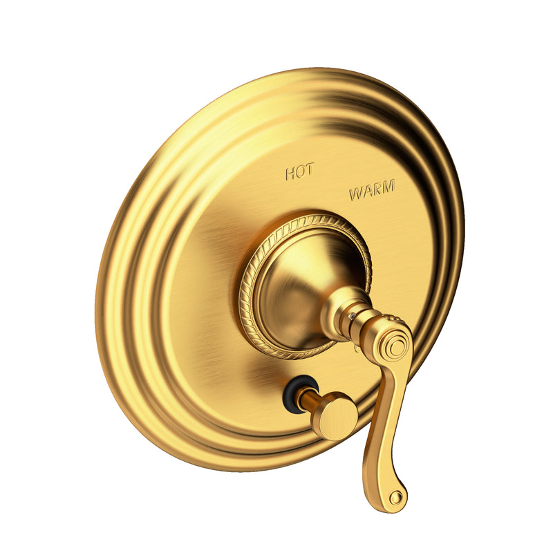 Newport Brass 5-982BP Amisa Balanced Pressure Tub & Shower Diverter Plate with Handle. Less Showerhead, arm and flange.