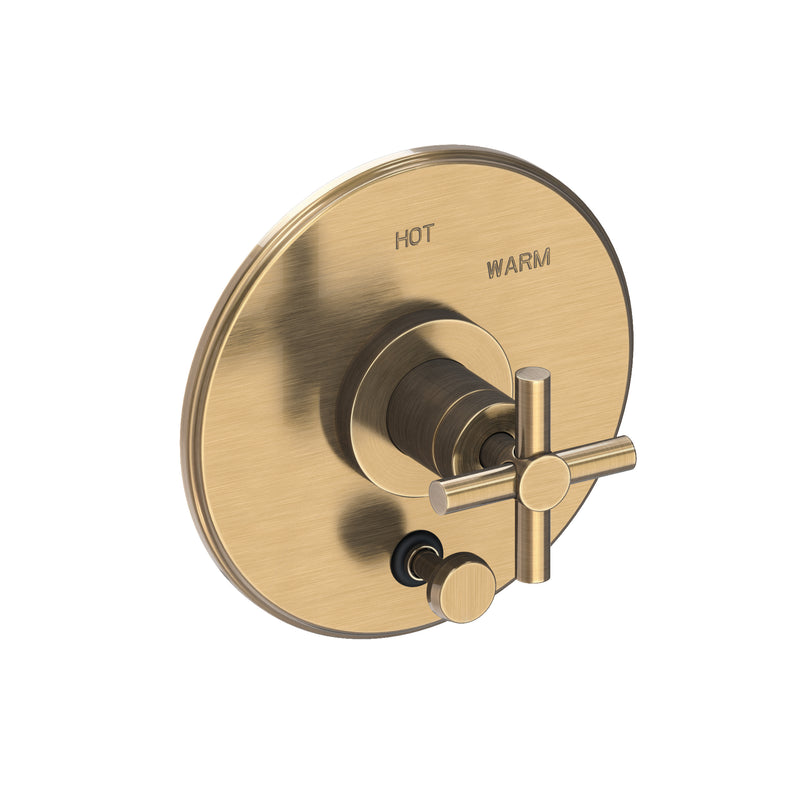 Newport Brass 5-992BP East Linear Balanced Pressure Tub & Shower Diverter Plate with Handle. Less Showerhead, arm and flange.