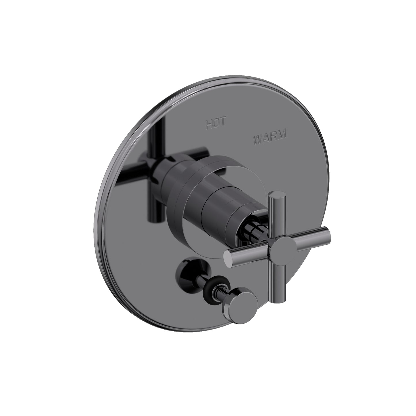 Newport Brass 5-992BP East Linear Balanced Pressure Tub & Shower Diverter Plate With Handle